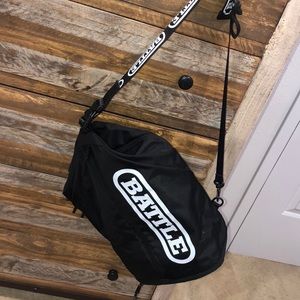 Battle football duffel bag